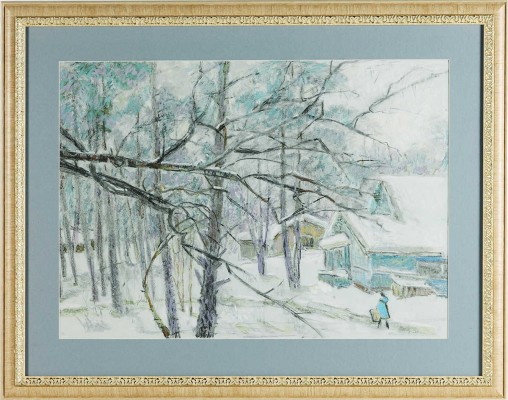 Сарафанова-Легат Клавдия Фёдоровна. Первый снег 
